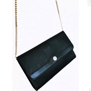 CHRISTIAN DIOR 2Way Leather  Clutch/shoulder Bag